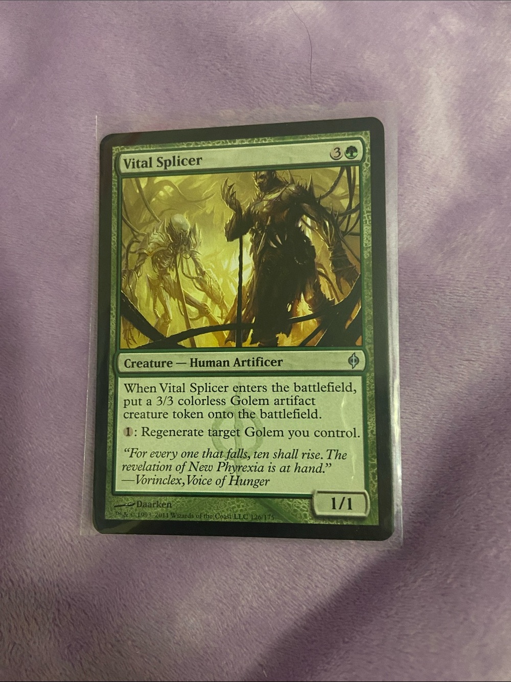Vital Splicer Magic: The Gathering Card - Green